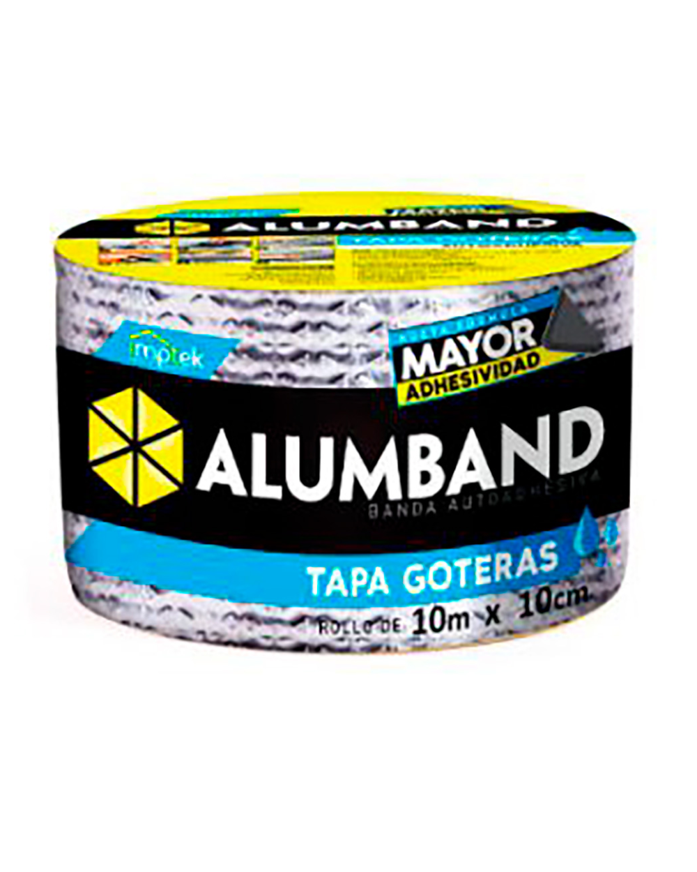 Cinta Asfaltica Tapagotera Eternit 10*10 Adhesiva Alumban
