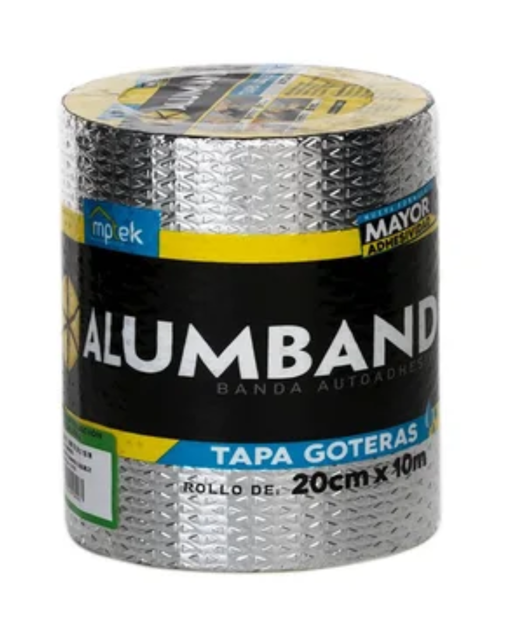 Cinta Asfaltica Tapagotera Eternit 20cm*10m Adhesiva Alumban