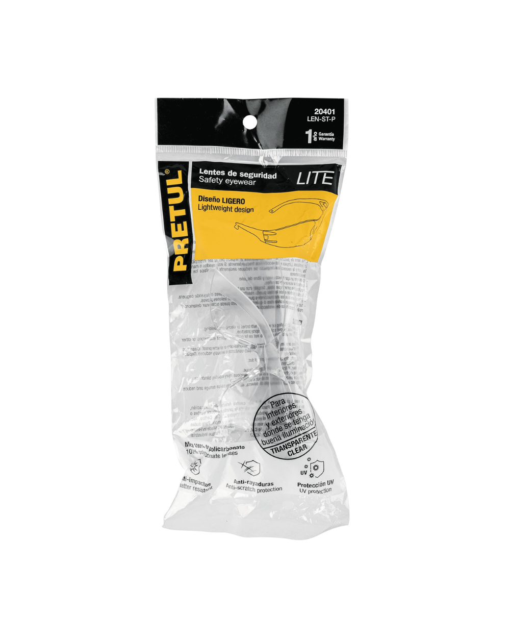 Gafa De Seguridad Transparente Industrial Truper Agua