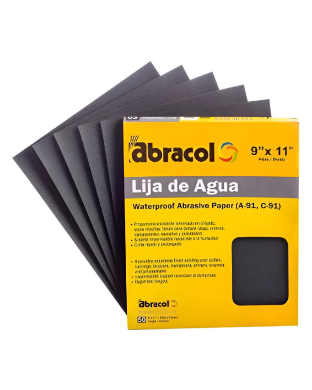 Lija De Agua #180 Abracol X 50und
