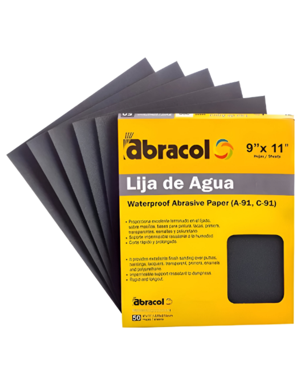 Lija De Agua #360 Abracol X 50und