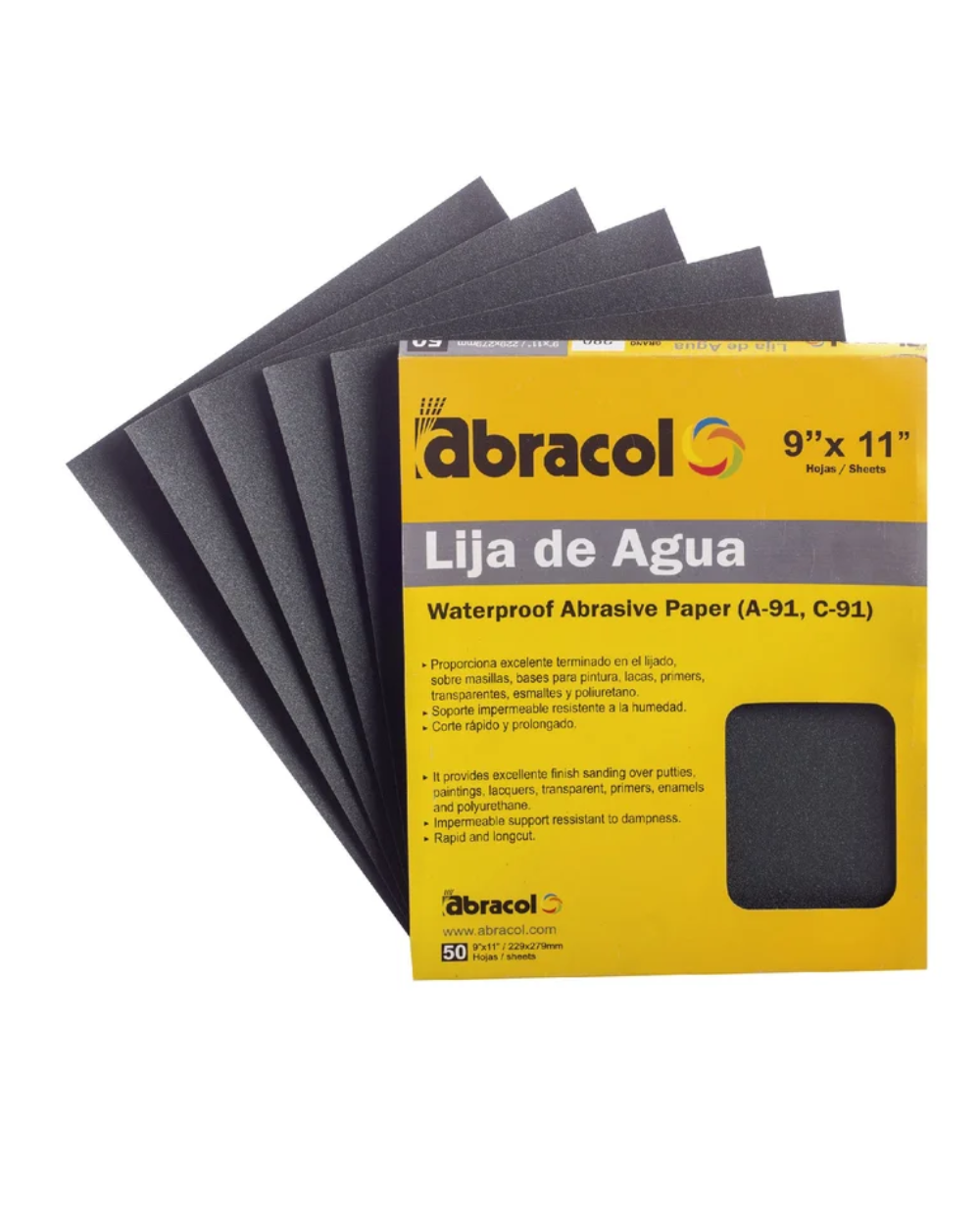 Lija De Agua #80 Abracol X 50und