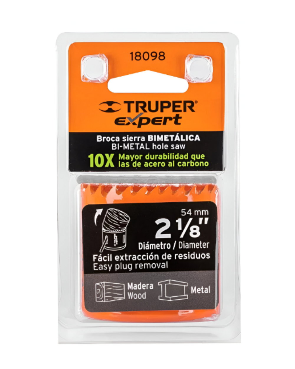 Sierra Copa Bimetalica 2 1/8 Truper