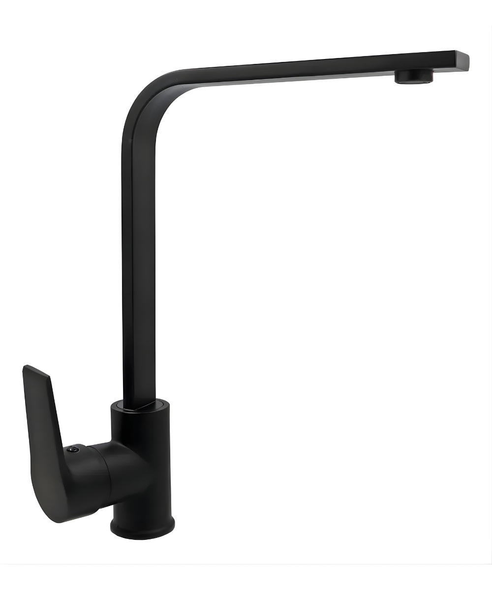 Llave Lavaplatos Monomando Negro Mate Taumm Notte