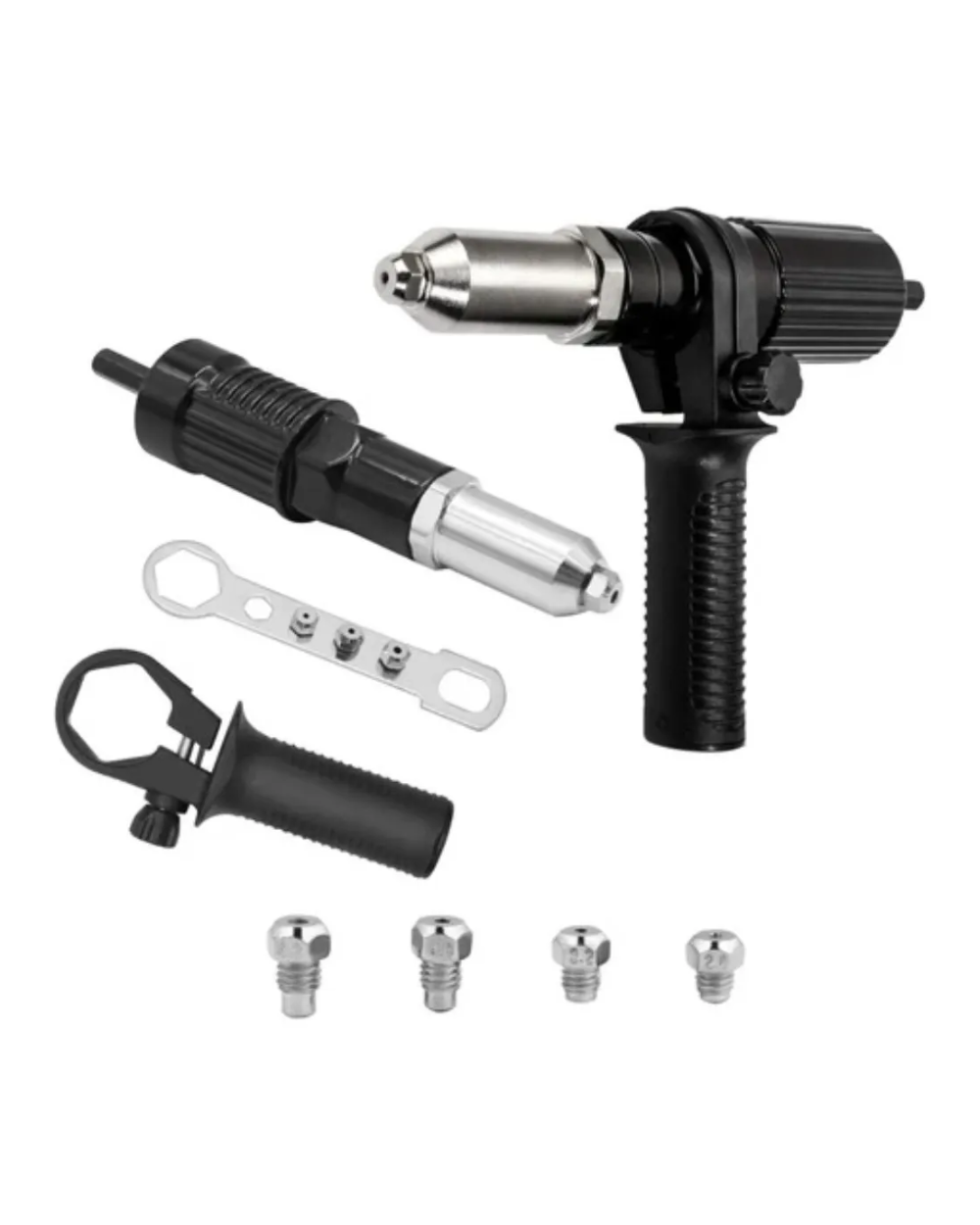 Adaptador Remachadora Para Taladro Con 4 Boquillas Uduke