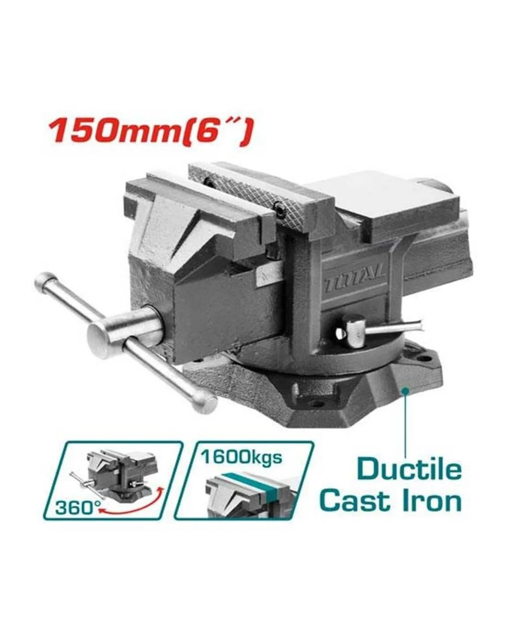 Prensa De Banco 6 Total Con Base Giratoria THT6166