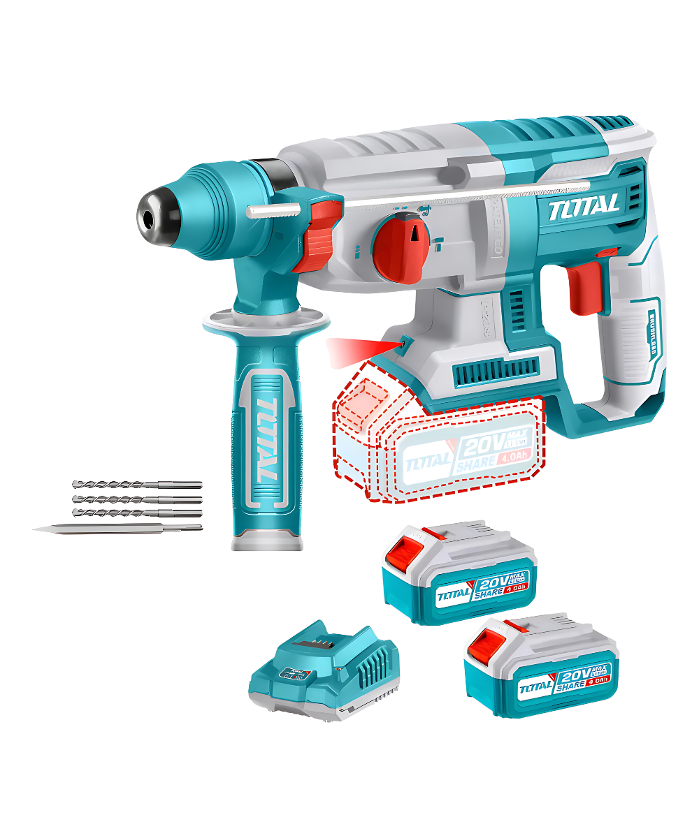 Rotomartillo SDS Plus 20V 2.5J Total + 2 Baterías UTRHLI202287