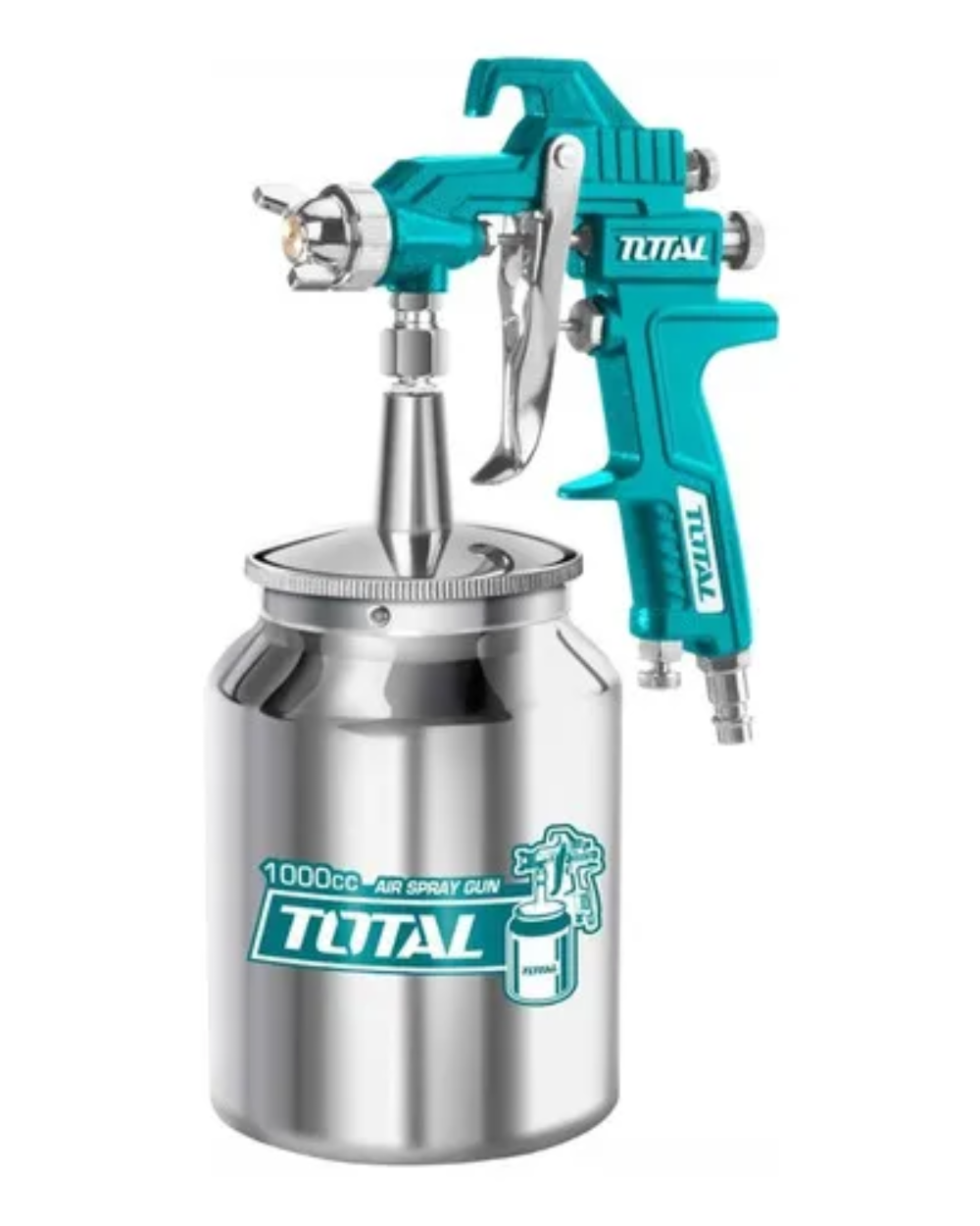 Pistola De Pintar 1000cc Rociadora Neumatica 3-4bar Total