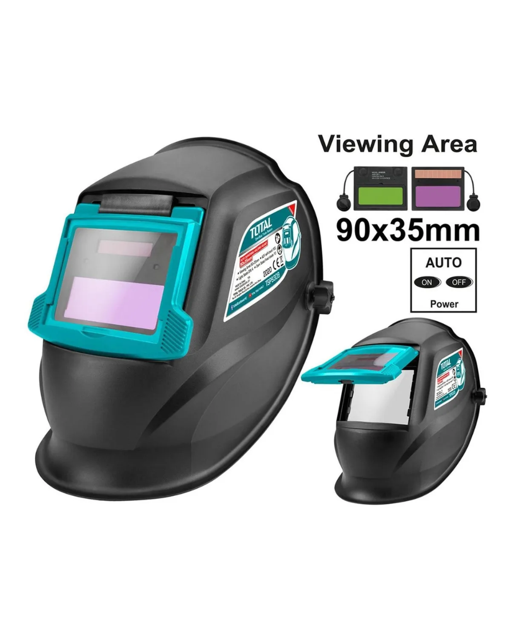 Careta Para Soldar Inteligente Total (tsp9309) Color Negro