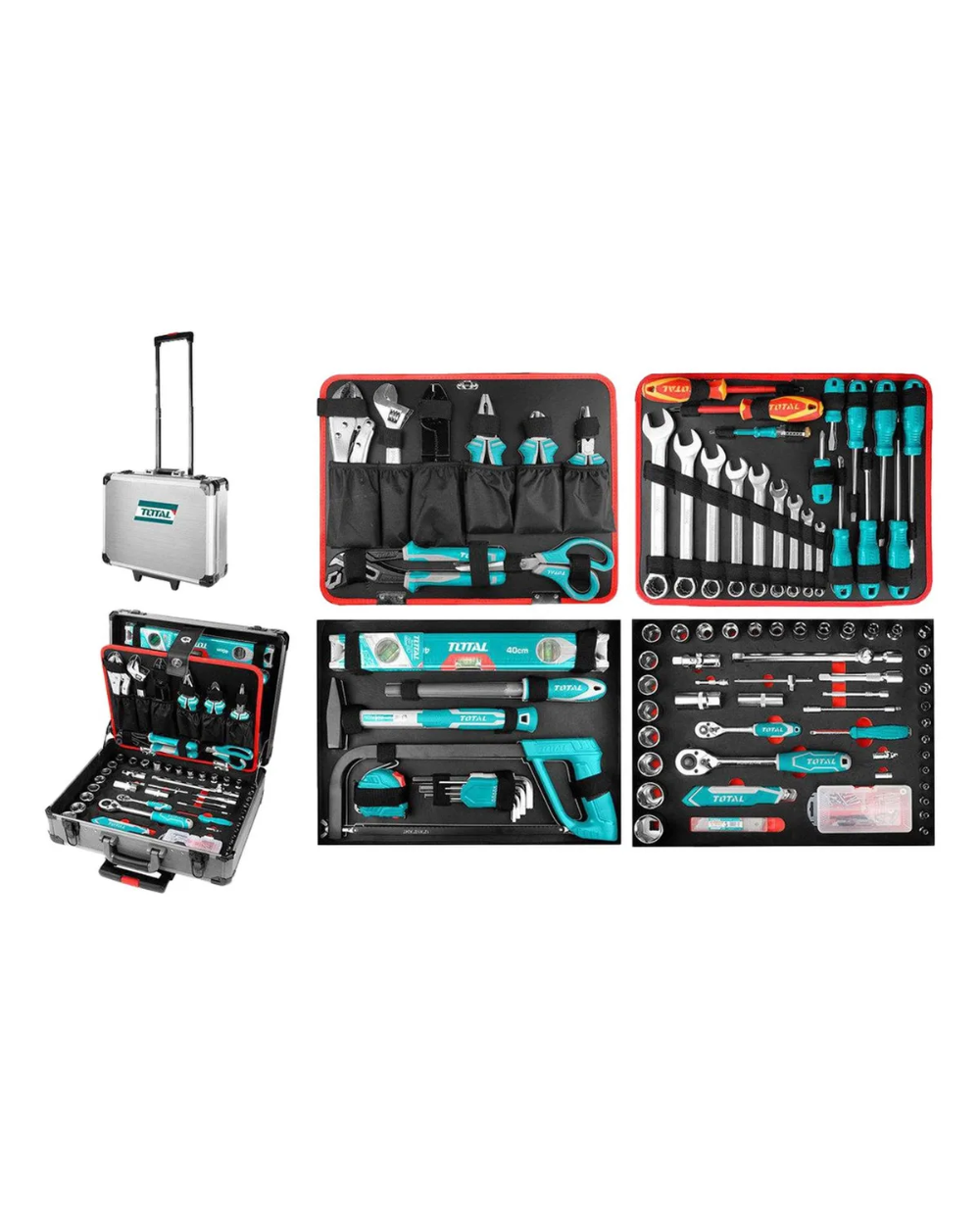 Maleta Porta Herramienta 147 Pzs Industrial Total Thkthp214