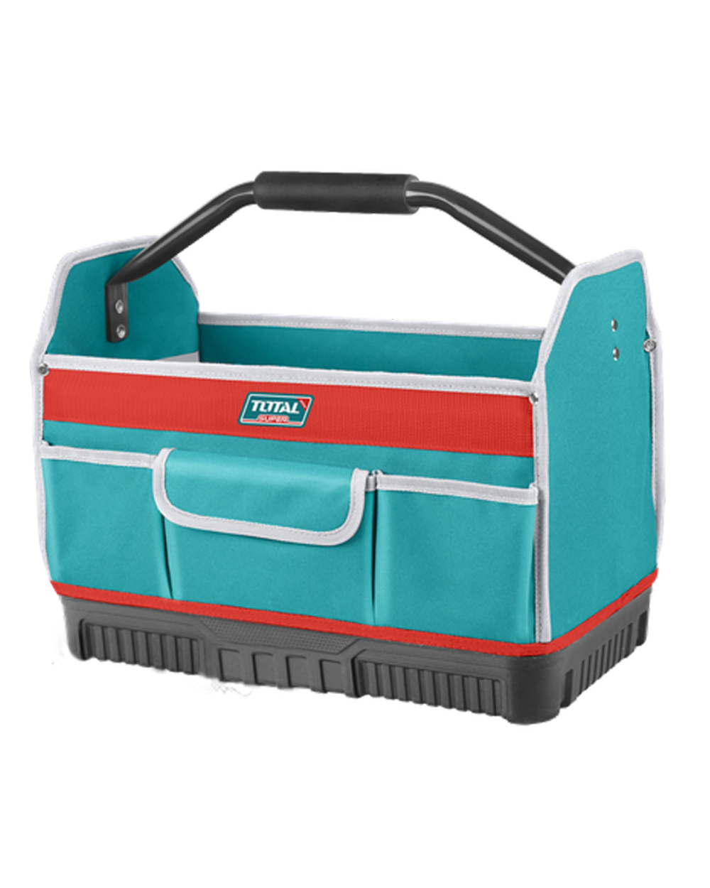 Maletin De Herramientas 16  Total, Reforzado 15kg Industrial Turquesa