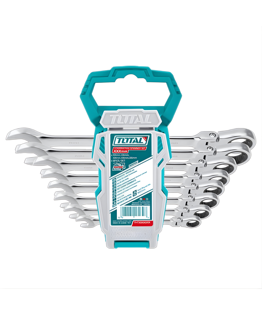 Llaves Mixtas Ratchet Flexible 8-19mm x8 Pzs Total THT102RK586