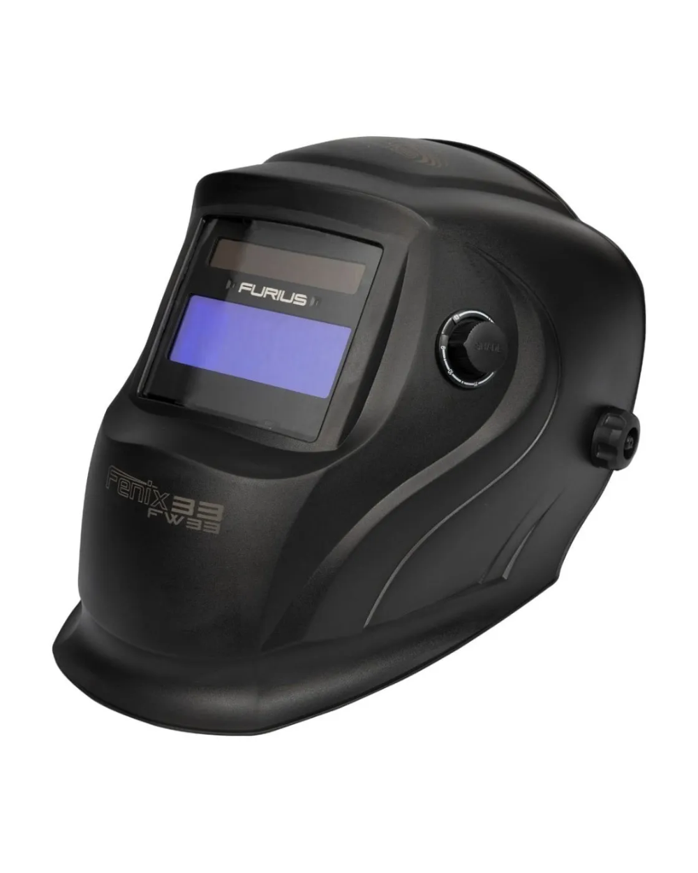 Careta Máscara Para Soldar Inteligente Fenix Furius Fw33 Color Negro Liso
