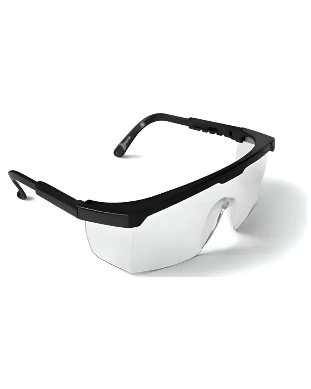 Gafas Transparentes Ajustables X 12 Und  Negro