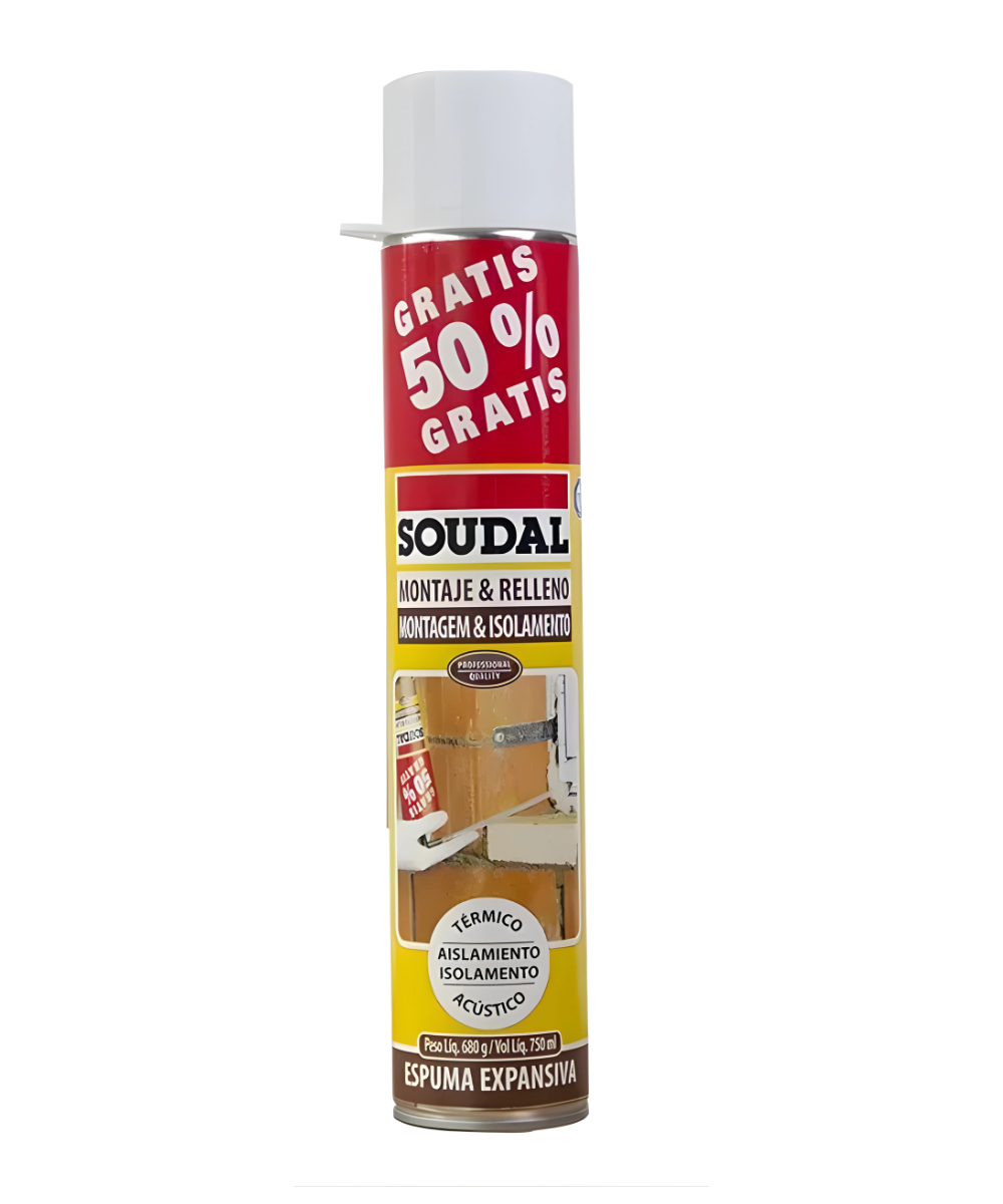 Espuma Expansiva Poliuretano Soudal x3 Und