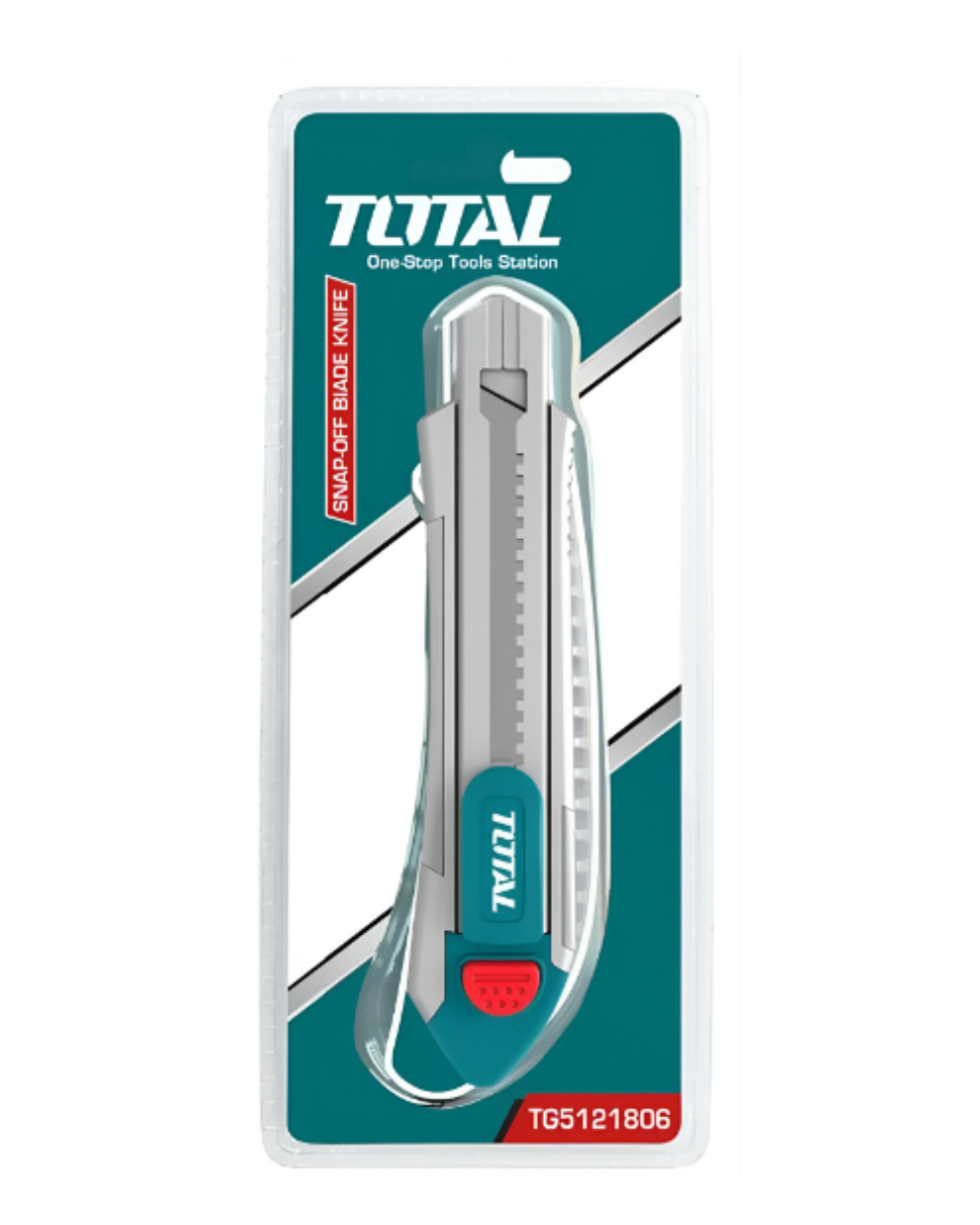 Bisturi 18x100mm Industrial Metalico Con 6 Repuestos Total