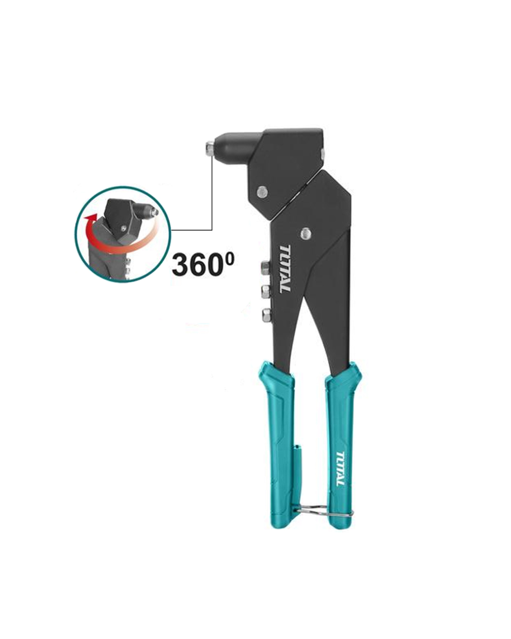 Remachadora Industrial Giratoria 360° 10.5" Total THT32106
