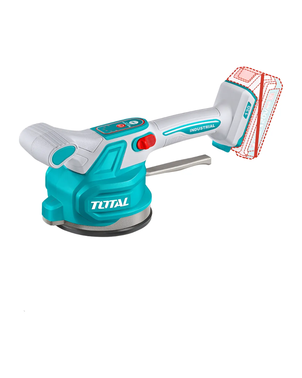 Ventosa Vibrador De Baldosa 20v Cap 60kg No Incluye Bateria