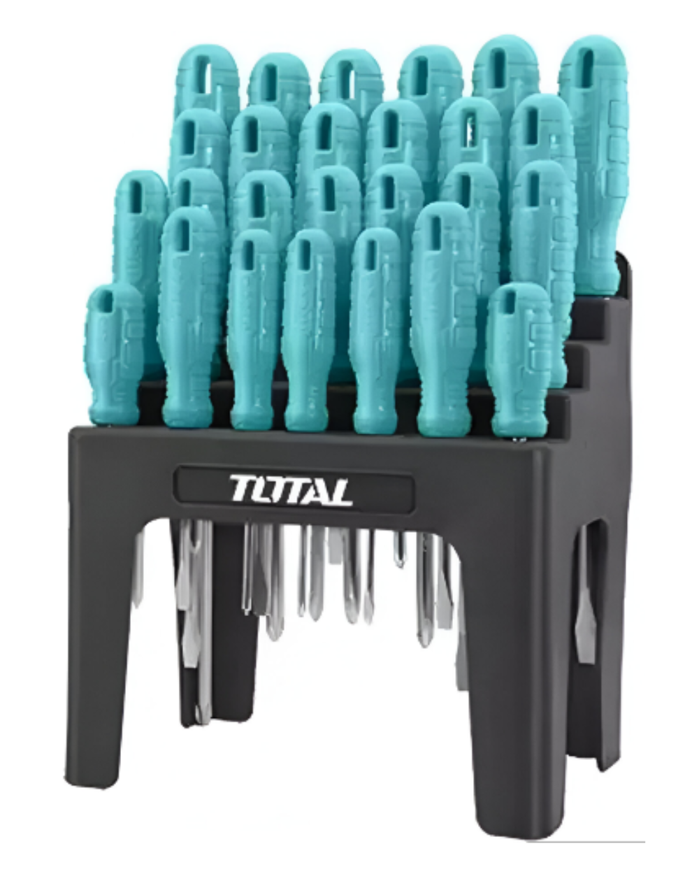 Juego De 26 Destornilladores Cromo Vanadio Total