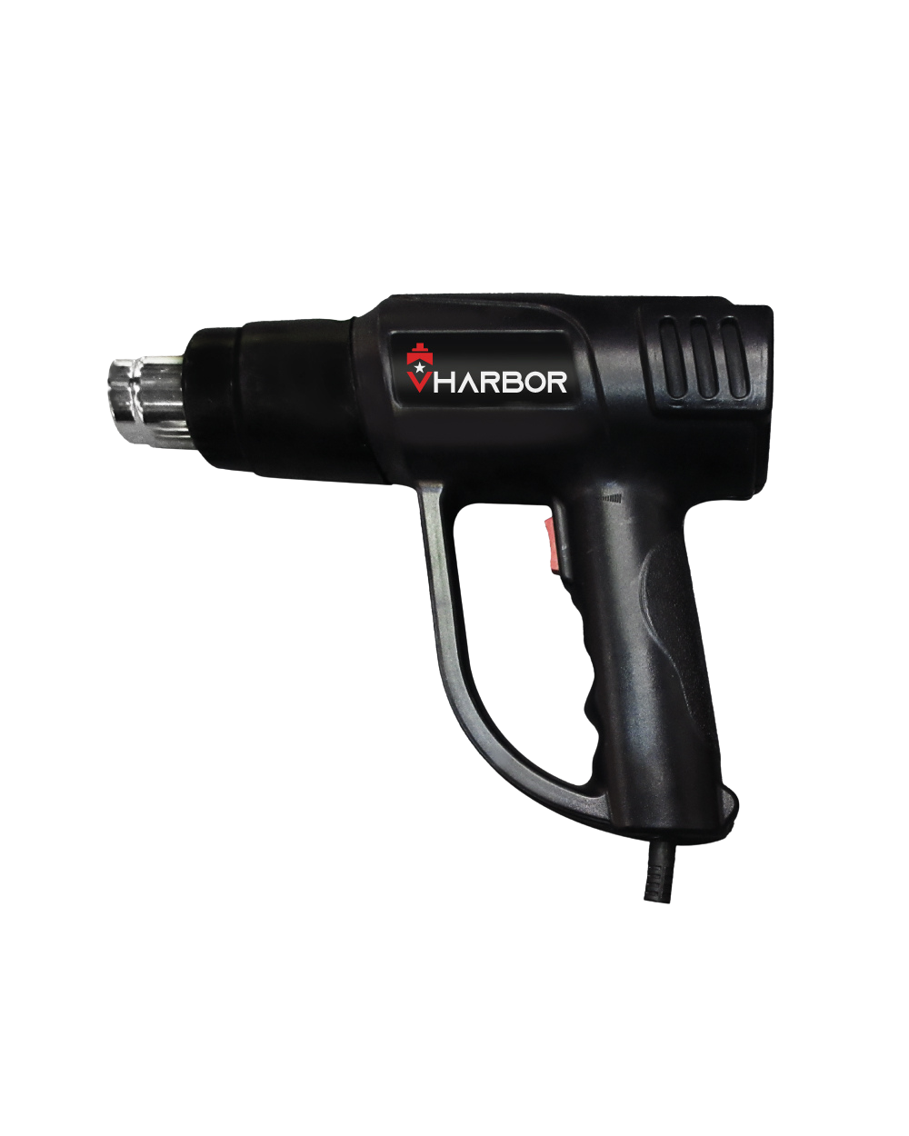 Pistola Calor 1600w Con Accesorios Negro
