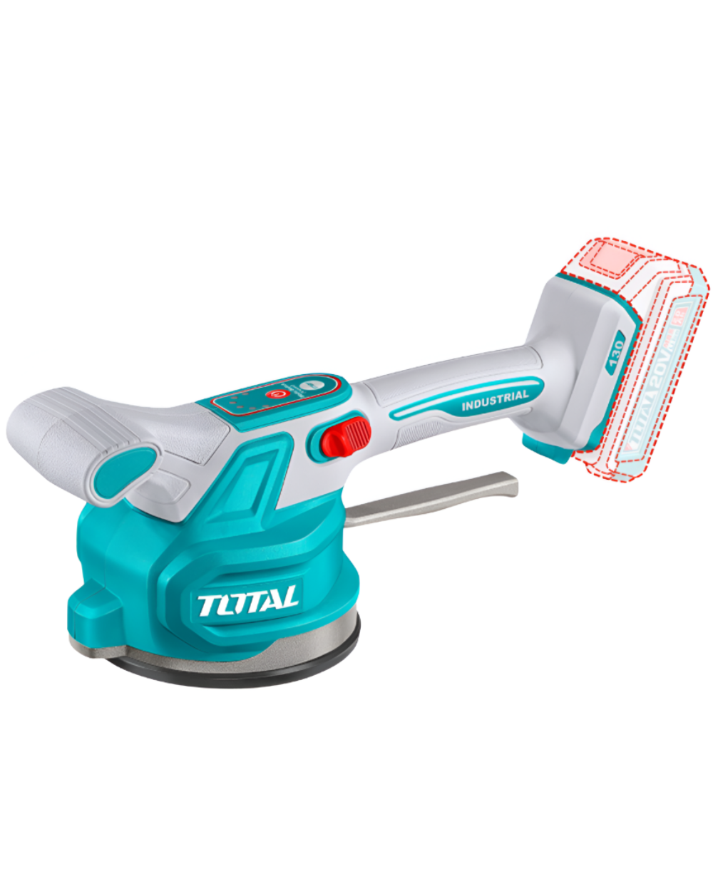 Ventosa Vibrador De Baldosa 20v Total Bateria + Kit Completo