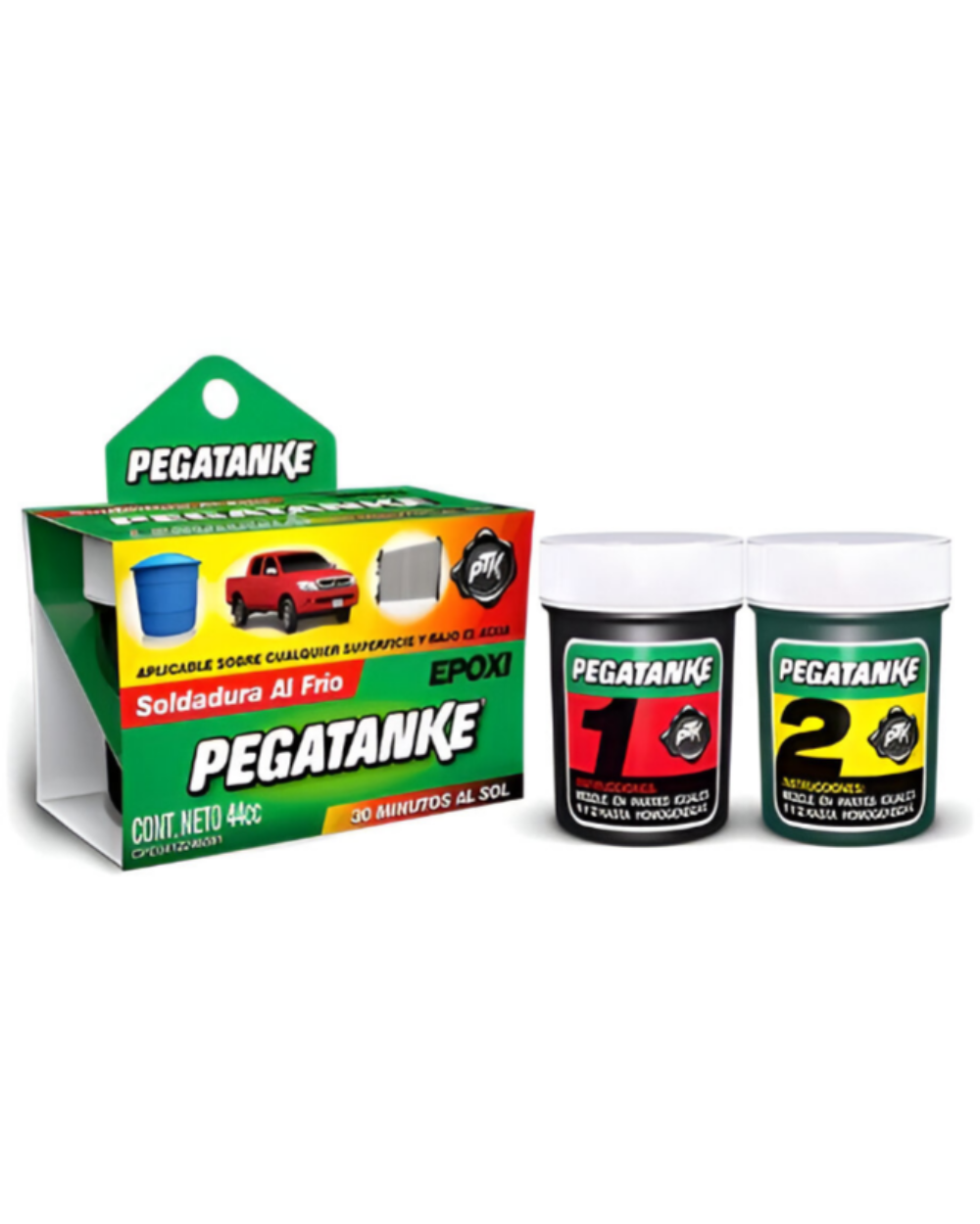 Pegatanke Soldadura En Frio Alta Resistencia Blanco O Negro