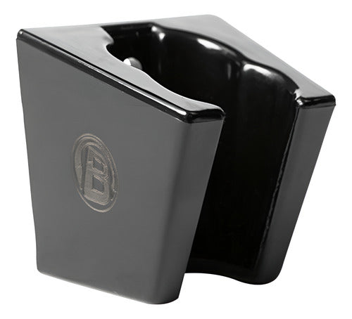 Soporte Teleducha Fijo Negro Boccherini Hf10-07 Mate Negro