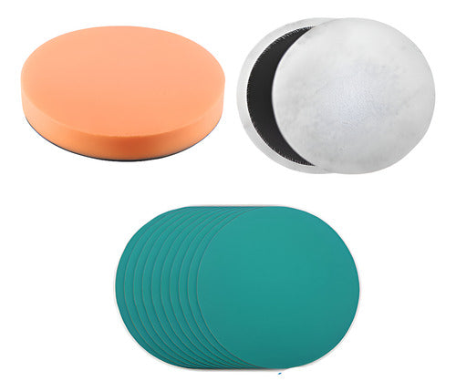 Set Almohadillas Polichadora 7" x12 Pzs Total TAC18012