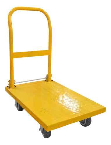 Carretilla Plataforma Metálica 500Kg 4 Ruedas Uduke HT50053