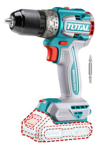 Taladro Inalámbrico 1/2" 20V 60Nm Total TDLI206021 No Incluye Batería ni Cargador