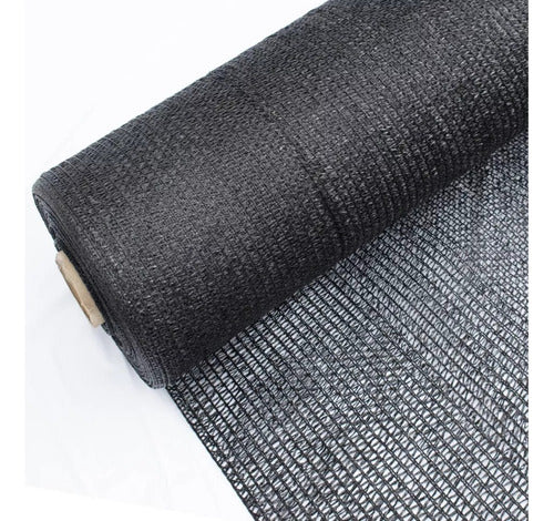 Polisombra Negra 80%, 4m X 20m Largo + 50 Broches Plasticos