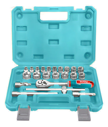 Rache con Copas 3/8" x22 Pzs Total THT381221