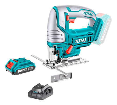 Sierra Caladora Inalambrica Industrial, Bat + Cargador Total