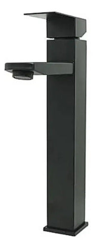 Llave Lavamanos Monocontrol Alta Negra 30cm Uduke HT2031