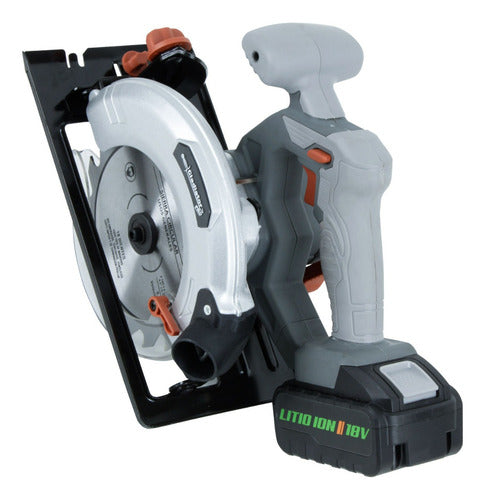 Sierra Circular Inalambrica 6 1/2 18v + Bat + Cargador