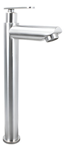 Llave Lavamanos Alta Acero Inox Boccherini H-F2806