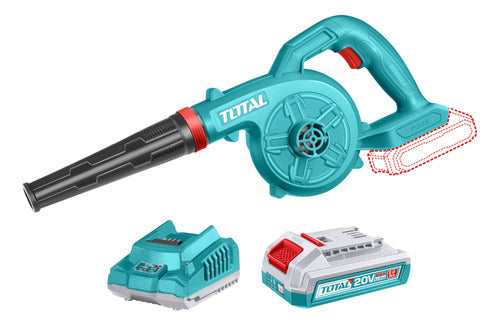 Sopladora Inalámbrica 20V Total + Batería 2.0Ah + Cargador UTABLI200281