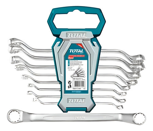 Llave Corona 6 - 22 Mm Juego X 8 Pzs Total Plateado