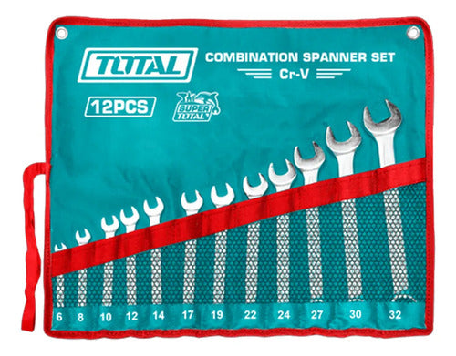 Juego Llaves Mixtas x12 6-32mm CRV Total THT1022122