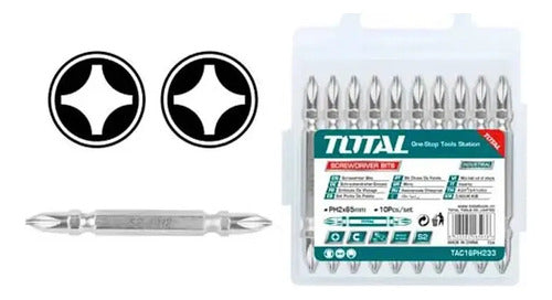 Puntas Taladro Doble Precisión x10 Pzs Total TAC16PH233