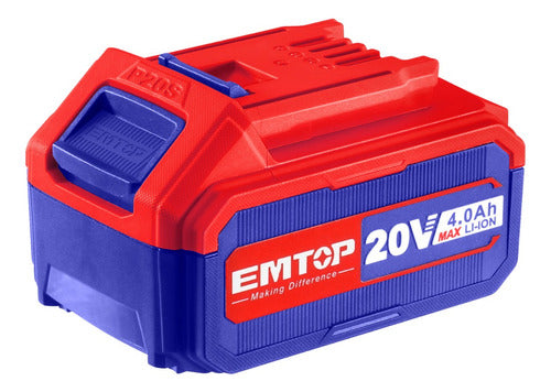 Batería 20V 4.0Ah EMTOP EBPK20021