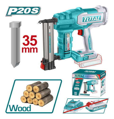 Clavadora Inalámbrica 35mm 20v Total, No Incluye Bat Y Carg