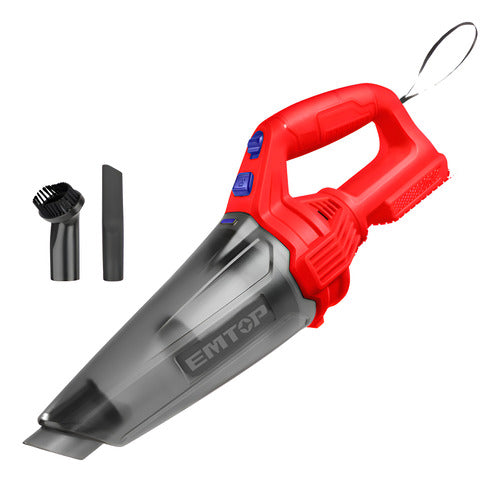 Aspiradora Mano Inalámbrica 20V 0.5L EMTOP ELVC201261 No Incluye Batería ni Cargador