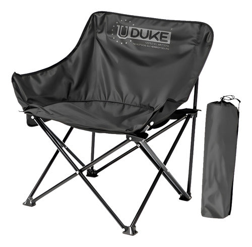 Silla Plegable Camping Negra Uduke HT3087