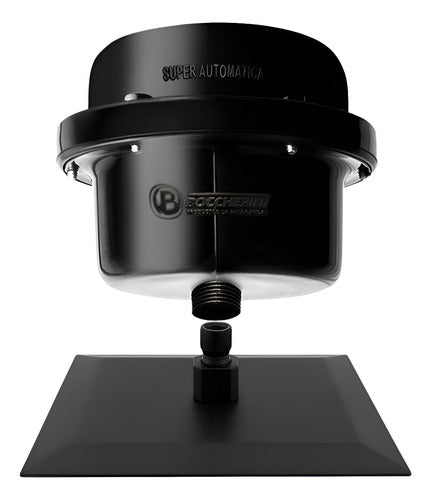 Ducha Victory Negra 110V Boccherini + Regadera Negra 6"