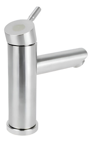 Llave Lavamanos Monocontrol Acero Inox Boccherini H-F2001