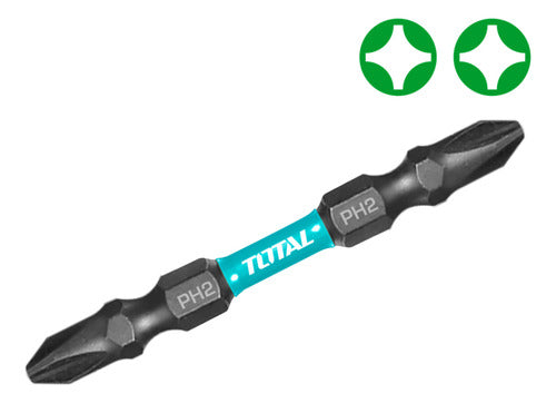 Puntas Dobles PH2 65mm Imantadas x10 Pzs Total TACIM16PH233
