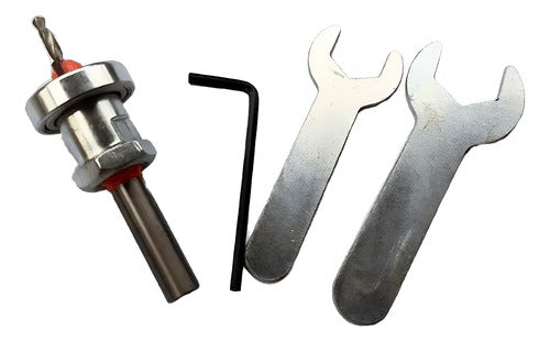 Broca Avellanadora Madera 8mm con Tope Metálico