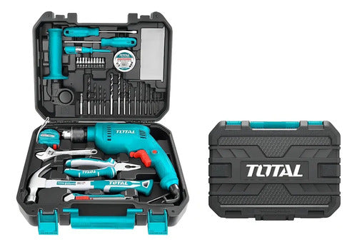 Taladro Percutor 1/2" 680W + 115 Pzs Total UTHKTHP1152