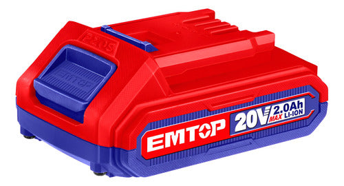 Batería 20V 2.0Ah Litio EMTOP EBPK20011